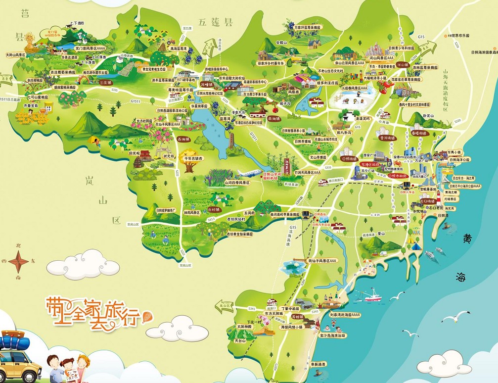 竹山景区使用手绘地图给景区能带来什么好处？